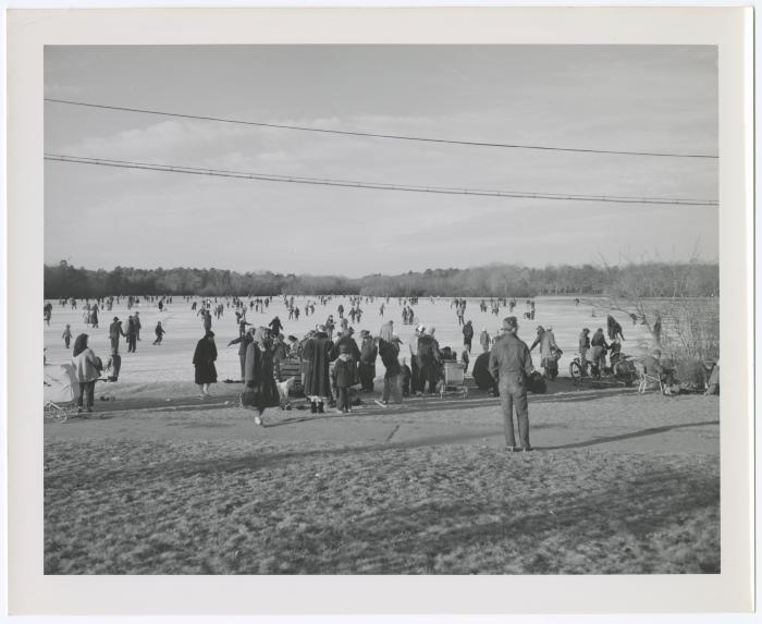 Belmont Lake State Park. Skating