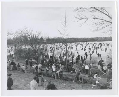 Belmont Lake State Park. Skating