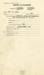 Report of examiner, "Embrujo Antillano," 1946