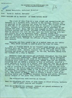 Memo, "Nudismo en el Trópico," 1958
