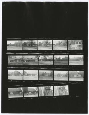 Contact sheet with nineteen images of Caumsett State Park Barn Area