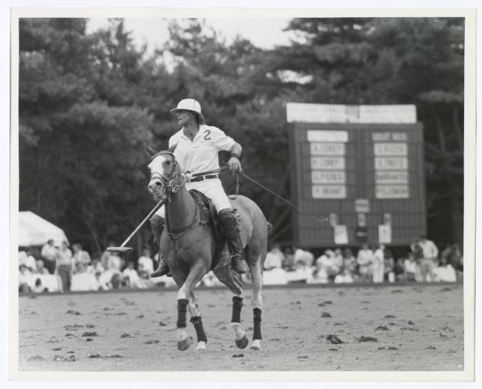 Image of polo player. Bethpage