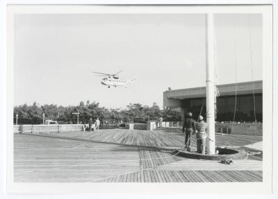 Jones Beach Flag Pole Removal, December 3-4, 1984