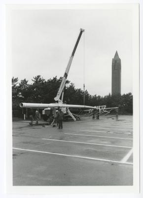 Jones Beach Flag Pole Removal, December 3-4, 1984