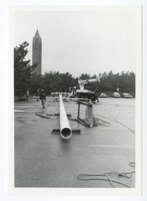 Jones Beach Flag Pole Removal, December 3-4, 1984
