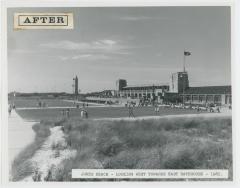 Jones Beach Looking West Towards East Bathhouse, after