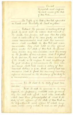 An Act to regulate and improve the civil service of the state of New York