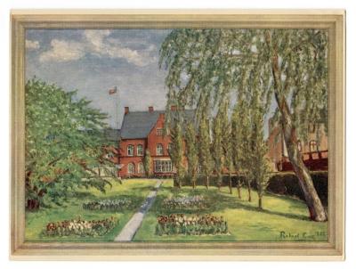 Holiday card from Robert Coe to Governor Averell Harriman