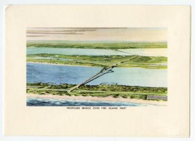 Holiday card from Mary and Robert Moses to Governor Averell Harriman