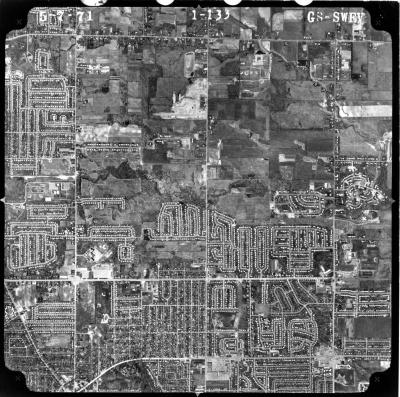 Aerial photograph of Rochester West USGS quadrangle