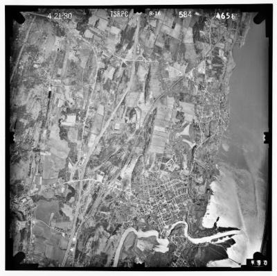 Aerial photograph of Saugerties USGS quadrangle