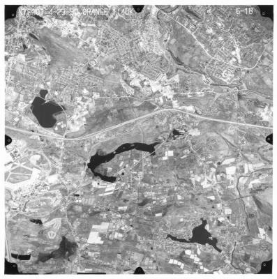 Aerial photograph of Cornwall-on-Hudson USGS quadrangle