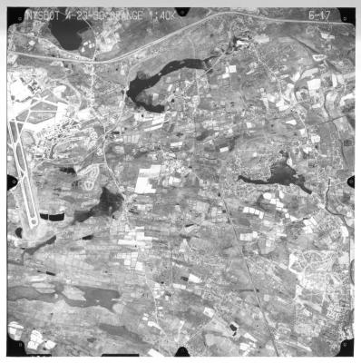 Aerial photograph of Cornwall-on-Hudson USGS quadrangle