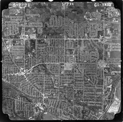 Aerial photograph of Rochester West USGS quadrangle