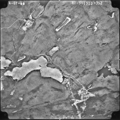 Aerial photograph of Canada Lake USGS quadrangle