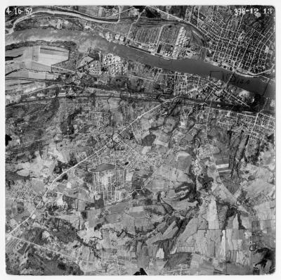 Aerial photograph of Albany USGS quadrangle