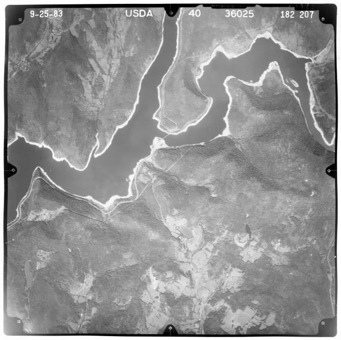 Aerial photograph of Cannonsville USGS quadrangle