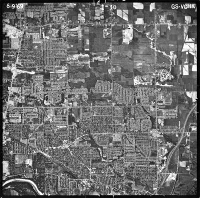 Aerial photograph of Rochester West USGS quadrangle