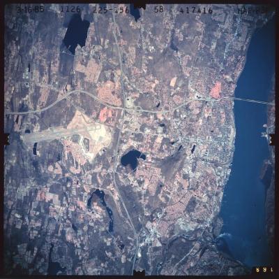 Aerial photograph of Cornwall-on-Hudson USGS quadrangle