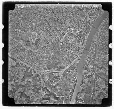 Aerial photograph of Albany USGS quadrangle