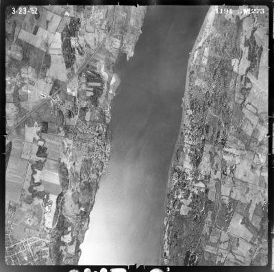 Aerial photograph of Saugerties USGS quadrangle
