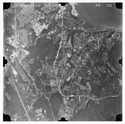 Aerial photograph of Cornwall-on-Hudson USGS quadrangle