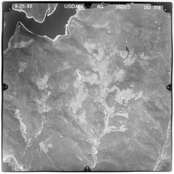 Aerial photograph of Cannonsville USGS quadrangle