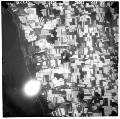 Aerial photograph of Sheldrake Genoa USGS quadrangle