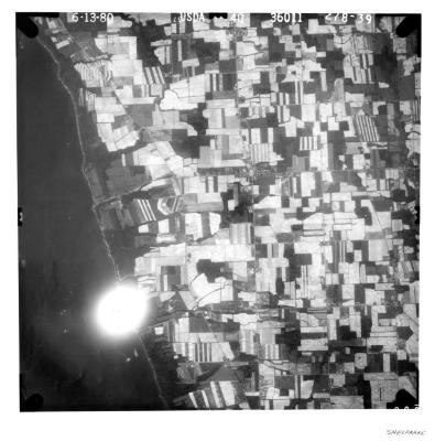 Aerial photograph of Sheldrake Genoa USGS quadrangle