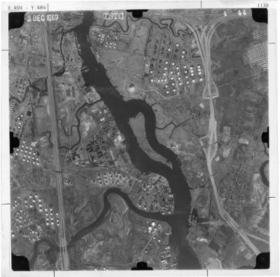 Aerial photograph of Arthur Kill USGS quadrangle