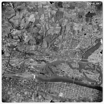 Aerial photograph of Troy North quadrangle