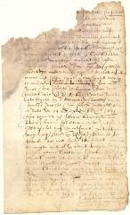 Power of attorney from Rev. Everardus Bogardus to Wouter van Twiller to collect money from Jacobus van Curler