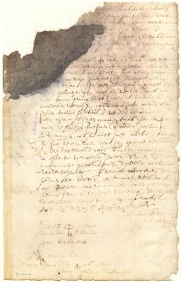 Declaration of Willen Fredricksen and others as to what happened at the Armepperahin kill in the course of the expedition against the Weckquaskeek Indians