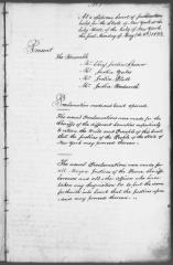 Engrossed minutes of the Supreme Court of Judicature, May 1822