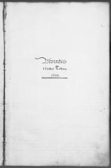 Engrossed minutes of the Supreme Court of Judicature, May 1833