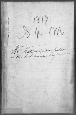 Engrossed minutes of the Supreme Court of Judicature, May 1817
