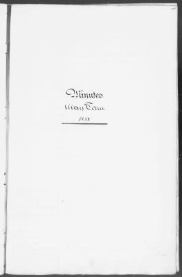 Engrossed minutes of the Supreme Court of Judicature, May 1838