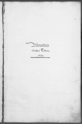 Engrossed minutes of the Supreme Court of Judicature, May 1833