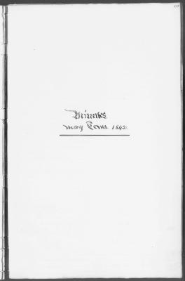 Engrossed minutes of the Supreme Court of Judicature, May 1842