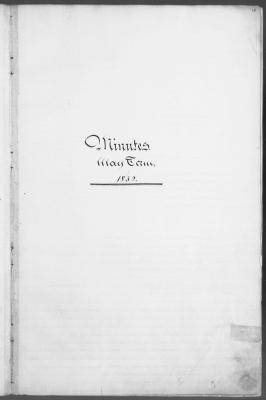 Engrossed minutes of the Supreme Court of Judicature, May 1832