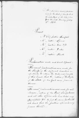 Engrossed minutes of the Supreme Court of Judicature, May 1816