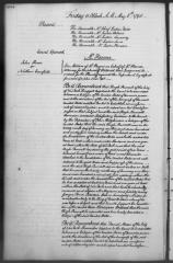 Engrossed minutes of the Supreme Court of Judicature, May 1795