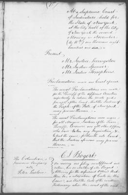 Engrossed minutes of the Supreme Court of Judicature, November 1806