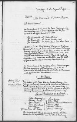 Engrossed minutes of the Supreme Court of Judicature, August 1794