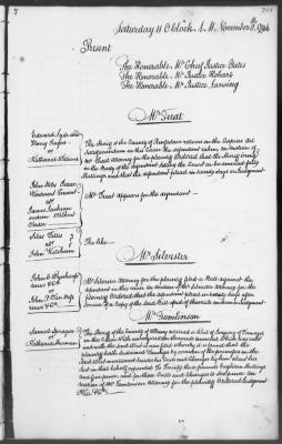 Engrossed minutes of the Supreme Court of Judicature, November 1794