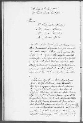 Engrossed minutes of the Supreme Court of Judicature, May 1815