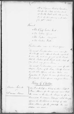 Engrossed minutes of the Supreme Court of Judicature, October - November 1812