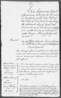 Engrossed minutes of the Supreme Court of Judicature, April 1754