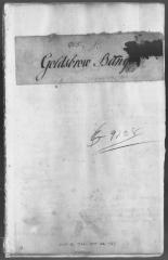 Rough minutes of the Supreme Court of Judicature, July - August 1764