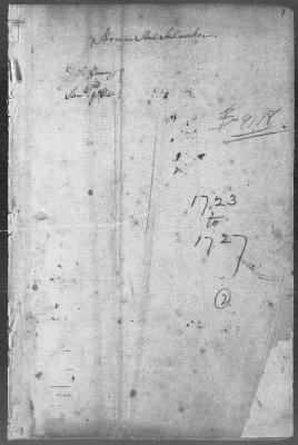 Engrossed minutes of the Supreme Court of Judicature, June 1723 - June 1724